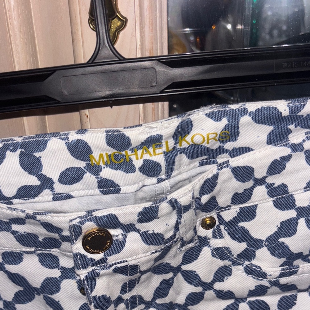 Michael Kors White and Blue Skinny Jeans - Picture 5 of 10